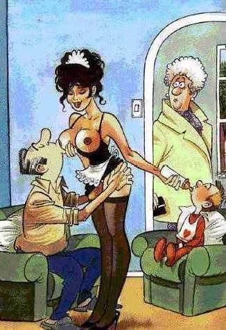 Bizarre cette nounou !
