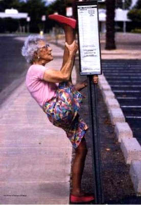 Quelle souplesse Mamie !