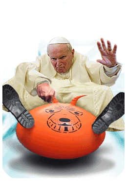 Même le pape a besoin de décompressé !