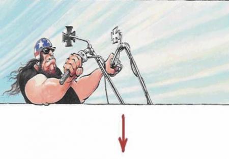 Un vrai biker c'est pour toujours et tout le temps  !