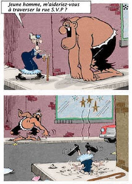 Trop puissant le jeune homme !