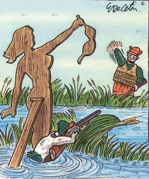 Ces chasseurs toujours aussi stupides