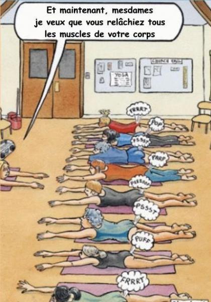 Après le étirements, ça fait beaucoup de bien !