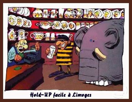 Un éléphant dans un magasin de porcelaine, ça peut faire des dégâts !