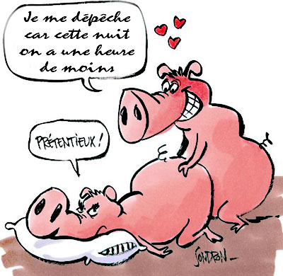 Aahh ! Ces changements d'horaires !