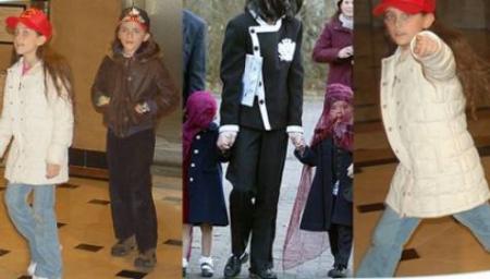 Incroyable Michael Jackson sort sa progéniture...