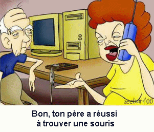 Ok ! La souris est branchée ...